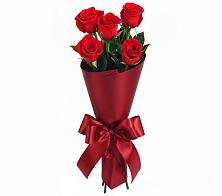 Букет 5 Красных роз Эдлесс Лав в Сафоново Мурманской области