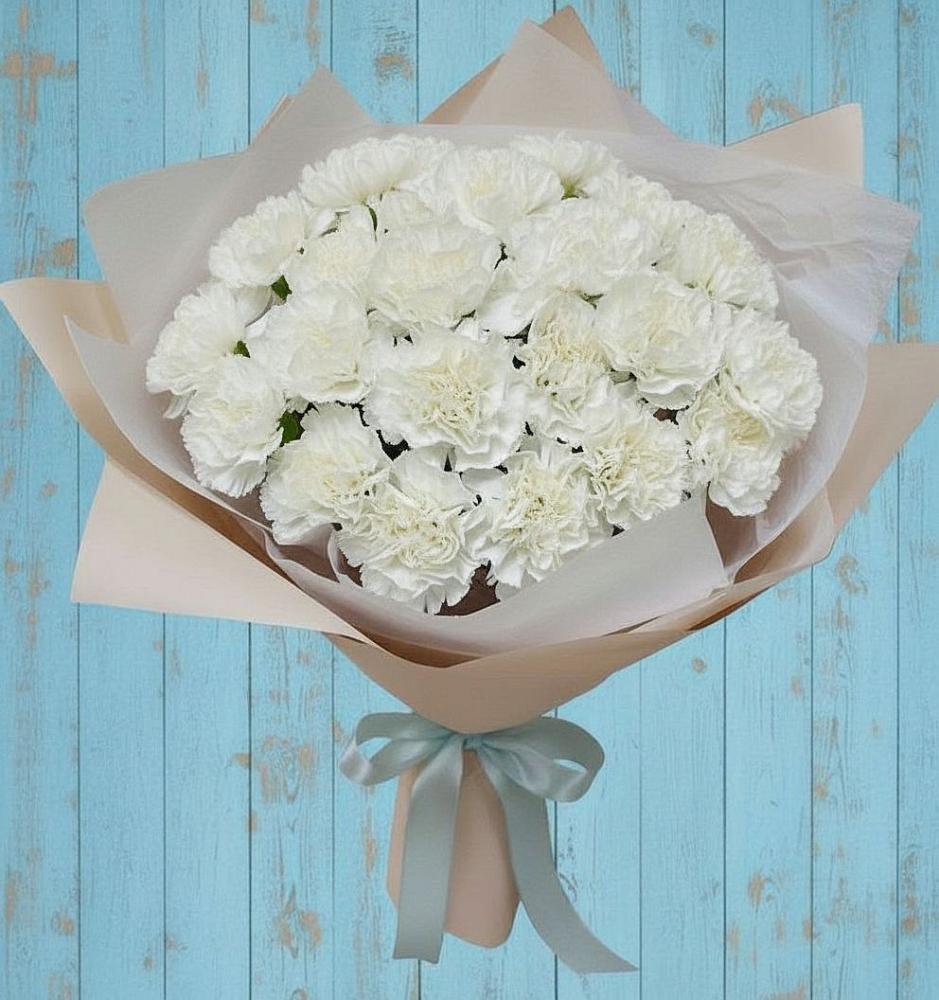 Букет цветов из: Гвоздики в Сафоново Мурманской области