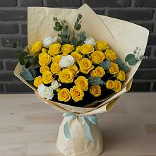 Букет цветов из:  Розы в Сафоново Мурманской области