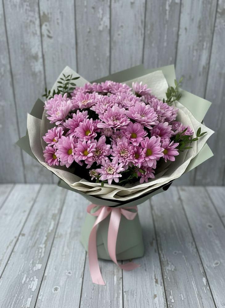 Букет цветов из: Хризантемы в Сафоново Мурманской области