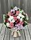 Букет цветов из: Альстромерии, Гвоздики, Розы и Хризантемы в Сафоново Мурманской области