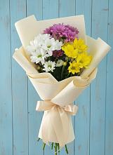 Букет цветов из:  Хризантемы в Сафоново Мурманской области