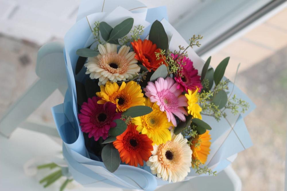 Букет цветов из: Герберы в Сафоново Мурманской области