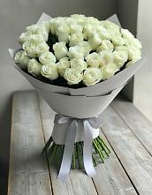 Букет 35 Белых роз в Сафоново Мурманской области
