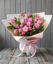 Букет Розовый кустик #REPLACE_PRED# Сафоново Мурманской области