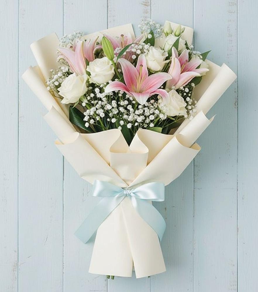 Букет цветов из: Лилии в Сафоново Мурманской области