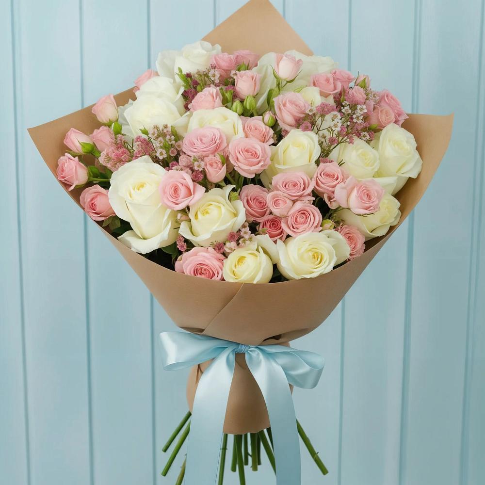 Букет цветов из: Розы в Сафоново Мурманской области