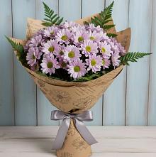 Букет цветов из:  Хризантемы #REPLACE_PRED# Сафоново Мурманской области