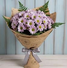 Букет цветов из:  Хризантемы в Сафоново Мурманской области