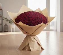 Букет 101 Красная роза #REPLACE_PRED# Сафоново Мурманской области