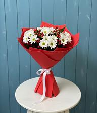 Букет цветов из:  Хризантемы в Сафоново Мурманской области