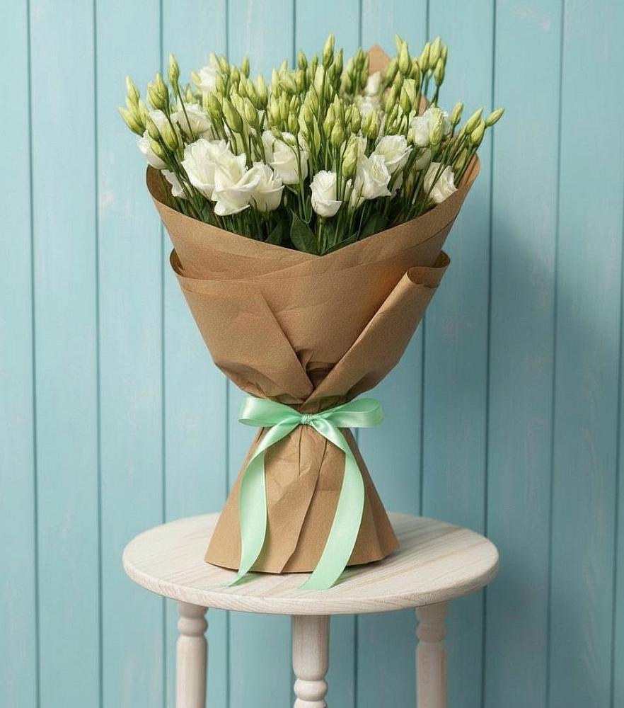 Букет цветов из: Лизиантусы в Сафоново Мурманской области