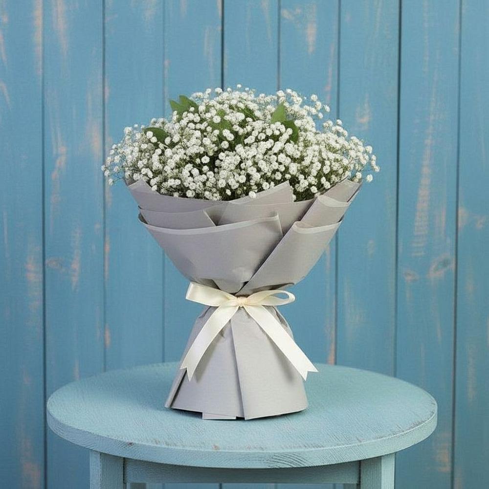 Букет цветов из: Гипсофила в Сафоново Мурманской области