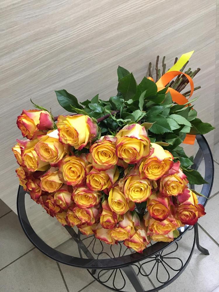 Букет Желтые розы в Сафоново Мурманской области