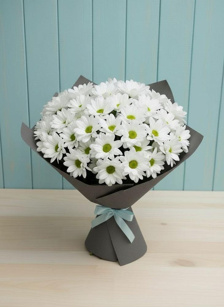 Букет цветов из: Хризантемы в Сафоново Мурманской области