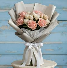 Букет цветов из:  Розы в Сафоново Мурманской области