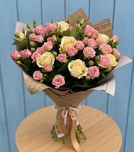 Букет цветов из:  Розы в Сафоново Мурманской области