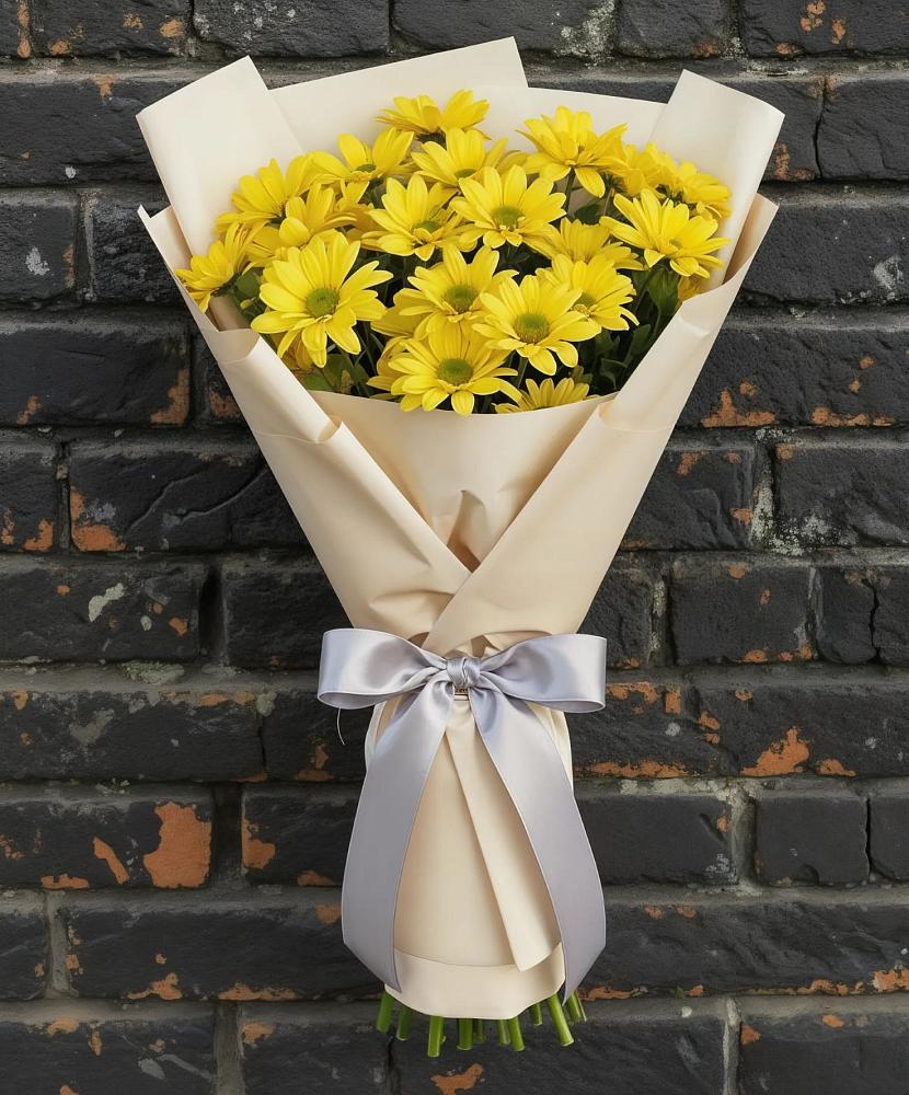 Букет цветов из: Хризантемы в Сафоново Мурманской области