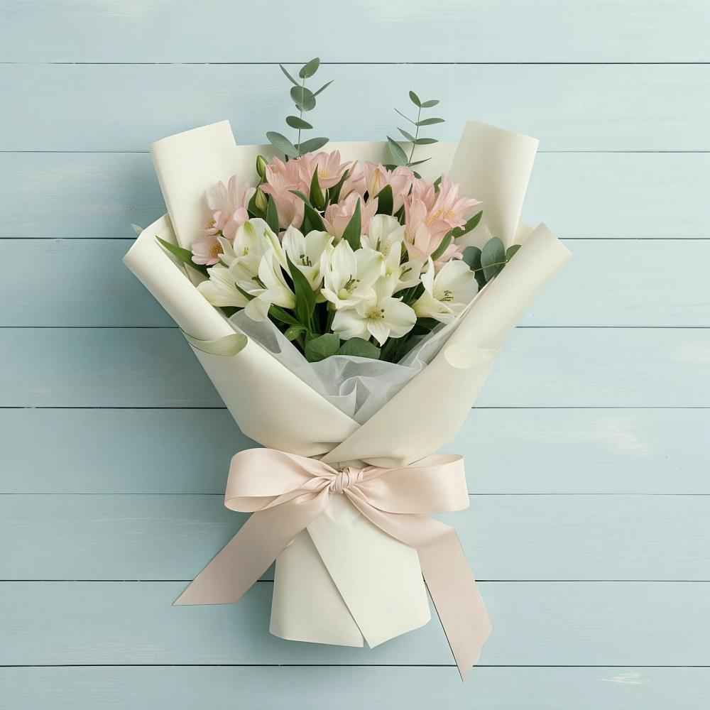 Букет цветов из: Альстромерии в Сафоново Мурманской области