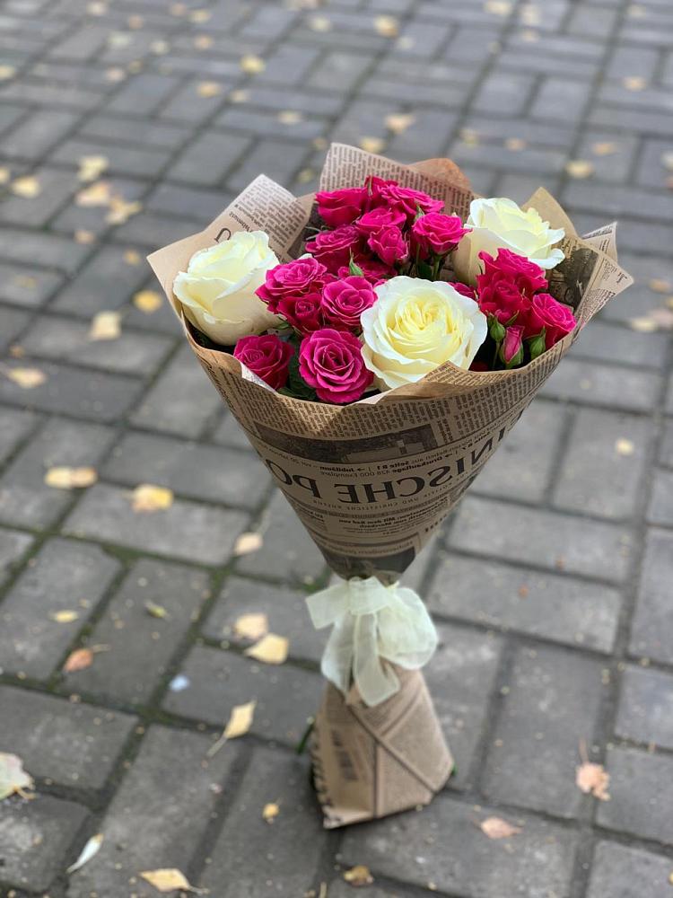 Букет цветов из: Розы в Сафоново Мурманской области