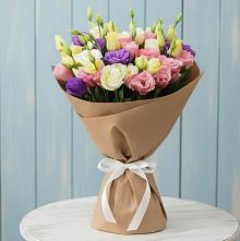 Букет цветов из:  Лизиантусы в Сафоново Мурманской области